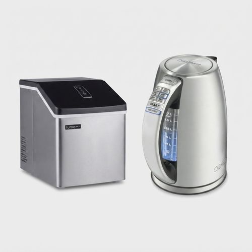 Luma Clear Ice Maker with Cuisinart Cordless Kettle